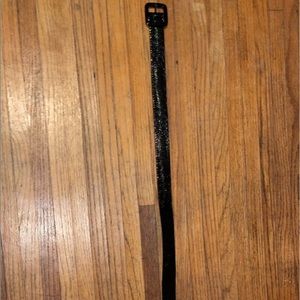 SHEIN, L, and leather/ faux alligator skin.